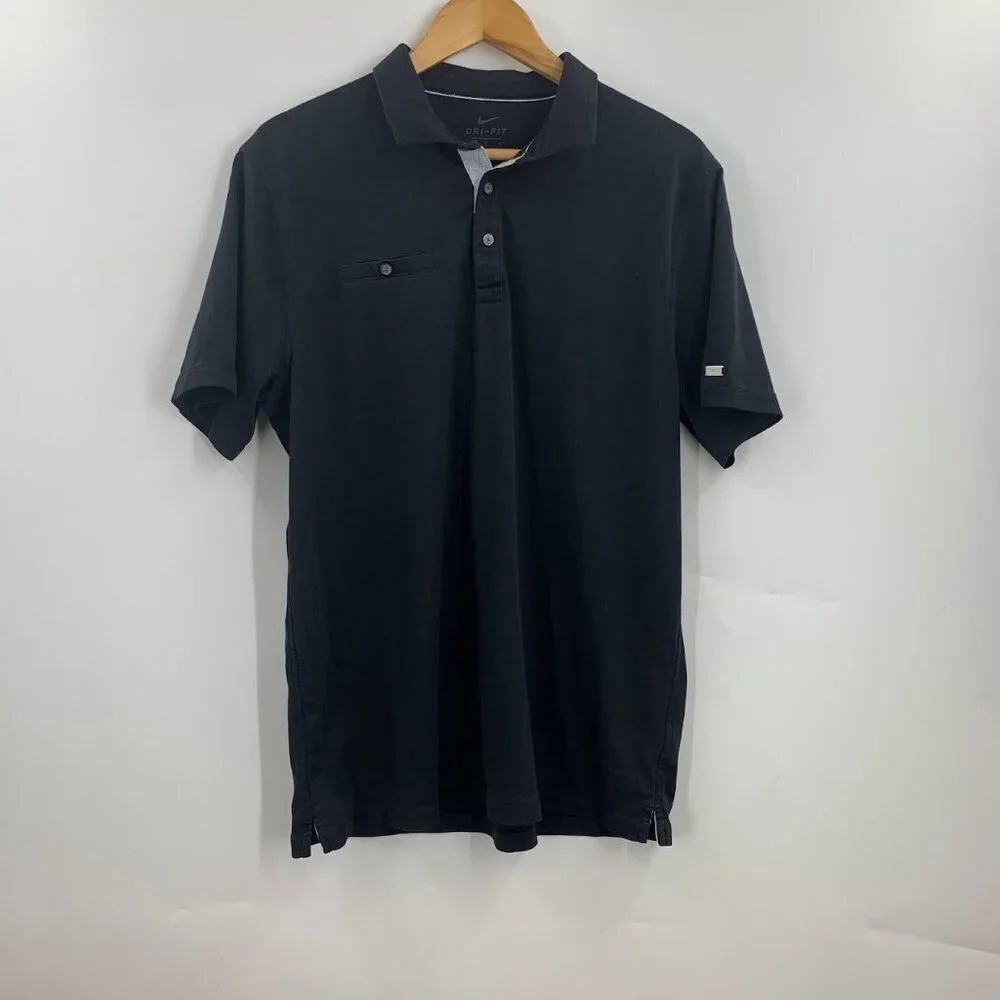 Nike Men's Dri-Fit Golf‎ Logo Pocket Short Sleeve Polo Size K